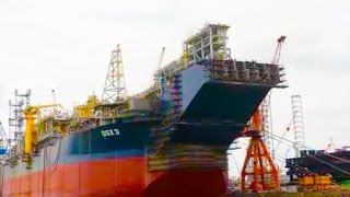 OSX3 FPSO operating on the Tubarao Martelo Field in Campos Basin offshore Brazil [upl. by Stedman]