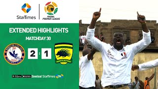 Berekum Chelsea 21 Kumasi Asante Kotoko Highlights  Ghana Premier League [upl. by Yntrok]