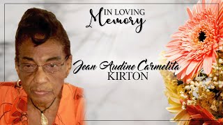 Celebrating the Life of Jean Audine Carmelita Kirton [upl. by Edwyna]