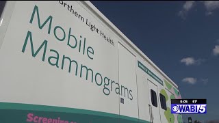 Mobile mammography unit making mammograms more accessible for Maine women [upl. by Nahte245]