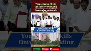 construction Young India Skills University building Agreement Govt and MEILGroup [upl. by Proudman]