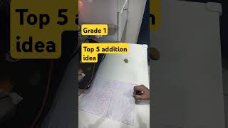 Grade 1 mathematics worksheet top 5 addition idea shorts trending mathematics [upl. by Gery]