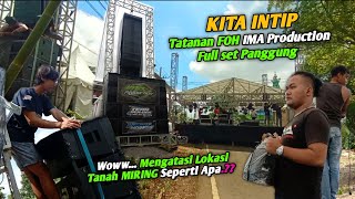 Tatanan Sound FOH Ima Production dan Lighting panggung Subwoofer CLA [upl. by Norven901]