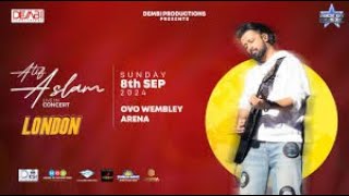 Atif Aslam Live london 2024 london concert night atifaslam bollywoodsongs rockstar [upl. by Acimehs]