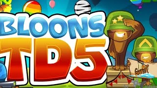 Bloons Tower Defense 5 Odyssey Mode on Easy [upl. by Mulvihill]