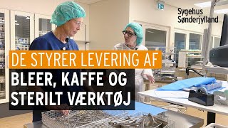 Bleer kaffe og sterilt værktøj  Kom med på sygehusets sterilcentral og lager  Sygehuset Indefra [upl. by Aceber876]