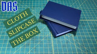 Cloth Covered Slipcase  Making the Box  Adventures in Bookbinding [upl. by Caravette]