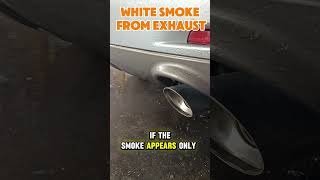 White Smoke from Exhaust whitesmoke exhaust [upl. by Nylqcaj]