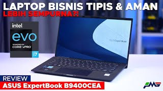 Semakin sempurna laptopnya Tipis cepat dan aman  Asus ExpertBook B9400CEA Review Indonesia [upl. by Tnilf]