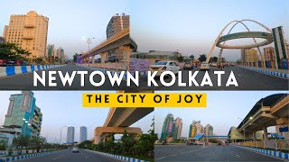 Driving in Newtown Kolkata India  4k [upl. by Dougy]