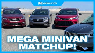 Best Minivan Comparison Kia Carnival vs Toyota Sienna vs Honda Odyssey vs Chrysler Pacifica [upl. by Eixirt]