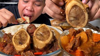 Bone Marrow Cansi  Bopis  Beef Kaldereta Mukbang [upl. by Nifled]