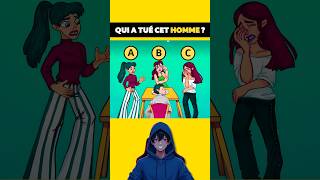 Qui a tué cet homme  quiz heroquiz animation enigmes shorts tiktok humour devinette [upl. by Eramat985]