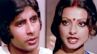 Rekha taunts Amitabh Bachchan  Do Anjaane  Bollywood Scene 1831 [upl. by Aziram]