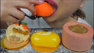 NE ASMR BITES ONLY MOUSSE CAKES ASMR [upl. by Lemra]