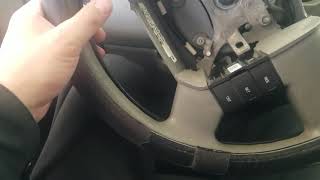 How to remove a steering wheel without a puller [upl. by Laekcim]