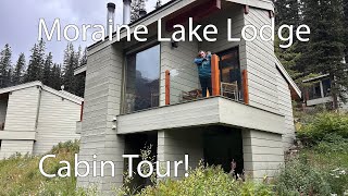 Moraine Lake Lodge Cabin Room Tour [upl. by Dugald]