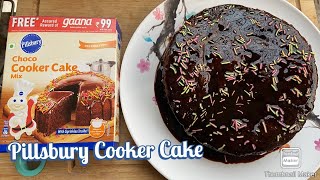 Pillsbury Choco Cooker Cake  Pillsbury Cake Mix  Easiest cake  Soft Moist Cake just 30 minutes [upl. by Kinch521]