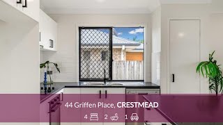 44 Griffen Place CRESTMEAD Queensland [upl. by Tonye]