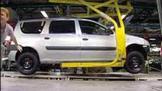 Production of Dacia Logan MCV [upl. by Ogata]