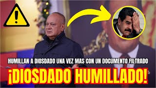 🚨🚨 ¡Última Hora Sin Invasión Golpe Directo a Diosdado Cabello 💥📂 Documentos Secretos Revelados [upl. by Weingartner292]