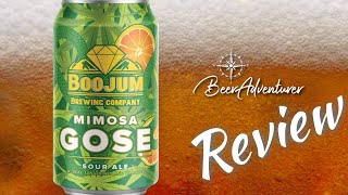 Mimosa Gose  Boojum Brewing Co  Beer Review [upl. by Natsrik]