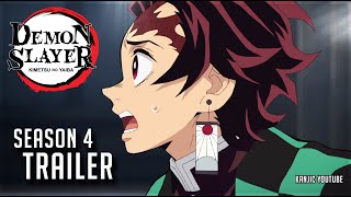 Demon Slayer Season 4 Hashira Training Arc Trailer Update [upl. by Verdha]