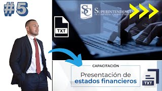 55 Turial FÁCIL y RÁPIDO de 🧐 Cómo enviar Estados Financieros Atravez de TXT a la Supercías🤯 [upl. by Davison903]