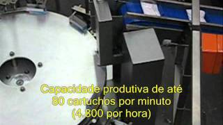 Encartuchadeira  Encartuchadora Promaler  EVI 04  Gelatina 10g a 45g  Introdução Automática [upl. by Gayner]