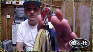 A Skimp Trick For Chatterbaits Easy  DoIt Molds [upl. by Ilrebmyk]