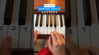 Inside Out  Theme Song 😍 Easy Tutorial tutorial piano insideout [upl. by Backler919]