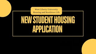 WLU New Student Housing Application Guide [upl. by Schlenger]