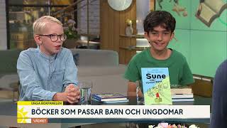 Carl Blomqvist tipsar i Nyhetsmorgon om Sune  Tågsemestern [upl. by Avilo]