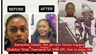 Samantha Joseph the girl who honey trapped Shakilus Townsend for SMN gm leader free enjoying life [upl. by Nnylidnarb]