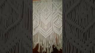 Macrame wall hanging✨ [upl. by Enilesoj612]