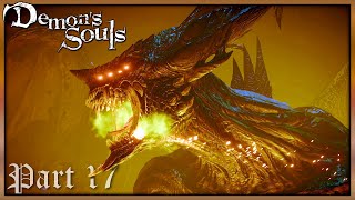 Demons Souls  Dragon God Boss Makoto Sword event  Sparkly The Crow Happy Walkthrough Part 17 [upl. by Tallulah]