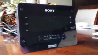 Sony Dream Machine Clock radio ICFC218 Demo Video [upl. by Acissej637]