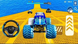 Monster Truck Mega Ramp Extreme Racing  Impossible GT Car Stunts Driving 91  Android Gameplay [upl. by Adlesirc]