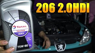 ACEITE CAJA DE CAMBIOS Peugeot 206 20 HDI 90CV [upl. by Analise]