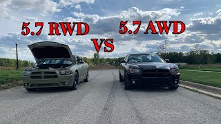 CHARGER RT RWD VS CHARGER RT AWD [upl. by Dianuj24]