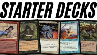 BEST ENTRY STARTER DECKS for BEGINNERS PREMODERN MTG [upl. by Gnouc]