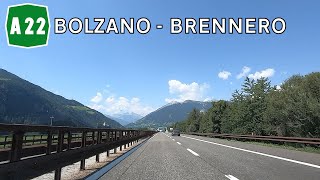 Italy A22 Bolzano  Brennero Autostrada del Brennero [upl. by Griffiths]