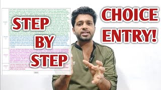 How to do KCET choice entry 2024  KCET choice entry process [upl. by Neelyahs]