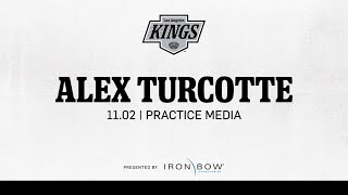 Forward Alex Turcotte  1101 LA Kings Practice in El Segundo [upl. by Caresa]