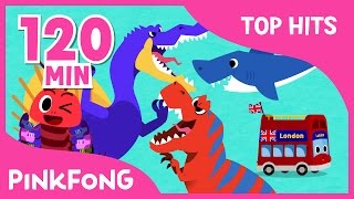 The Best Songs of April 2017  Spinosaurus VS TRex  Compilation  Pinkfong Songs for Children [upl. by Kloman]