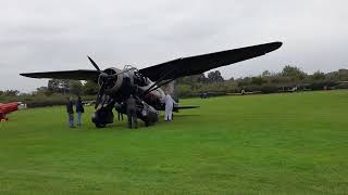 Taxiing Avro Anson from Shuttleworth collection [upl. by Zamir818]