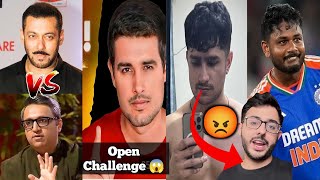 WTF Dhruv Rathee give Open Challenge Salman Khan troll Ashneer Grover 😱 Nakul Dhull Carryminati [upl. by Gnex]