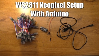 Basic WS2811 Neopixel Setup With Arduino [upl. by Edmonda312]