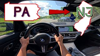 From PA to NJ  M340i xDrive POV [upl. by Nace]