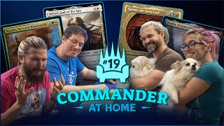 Commander at Home 19  Sauron vs Ovika vs Heliod vs Nazahn with Kyle Hill and Chris [upl. by Kass150]